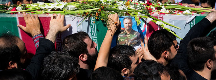 گزارش تصویری| تشییع پیکر شهید مدافع حرم «بهرام مهرداد»