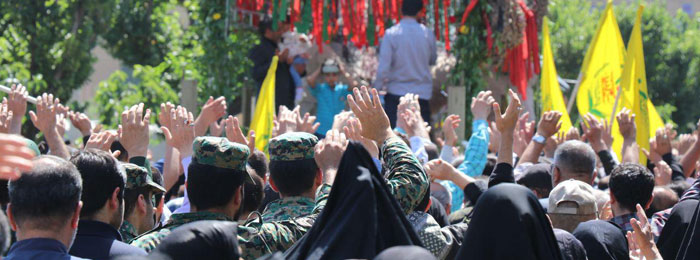 گزارش تصویری| مراسم تشییع باشکوه «حاج حیدر»